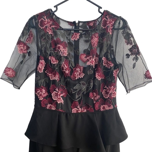 ADRIANNA Papell Floral Floorlength Gown - Picture 5 of 6